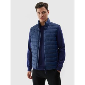 Men's 4F Recycled Down Vest - Navy Blue