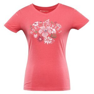 Women's quick-drying T-shirt ALPINE PRO NEGA calypso coral variant pb