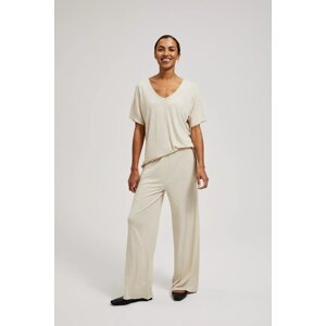 Women's trousers MOODO - beige