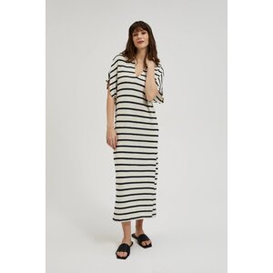 Women's dress MOODO - ecru white