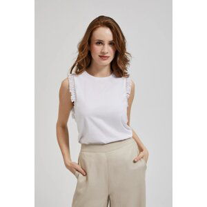 Women's top MOODO - white