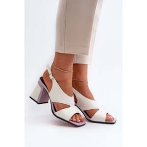 Women's High Heeled Sandals White D&A