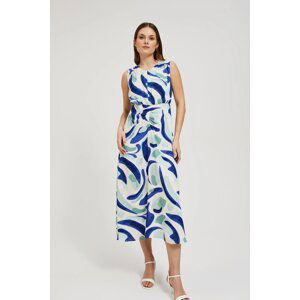 Women's dress MOODO - white/mint