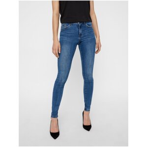 Modré dámske skinny fit džínsy Vero Moda Tanya