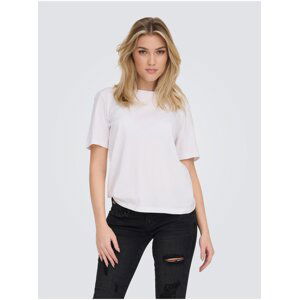 White women's basic T-shirt ONLY Only - Women