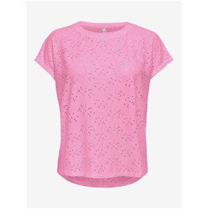 Pink women's T-shirt ONLY Smilla - Women