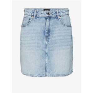 Light blue women's denim skirt Vero Moda Tessa - Women