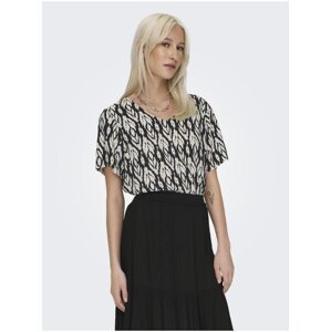 Black women's patterned blouse ONLY Susan - Women