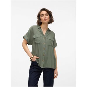 Vero Women's Green Shirt Moda Bumpy - Women