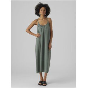 Green women's maxi dress Vero Moda Luna - Women