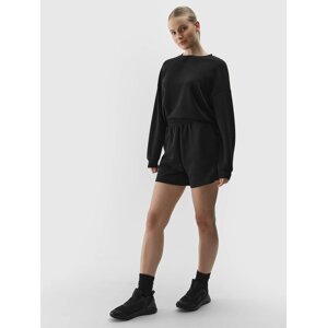 Women's sweatpants with modal 4F - black