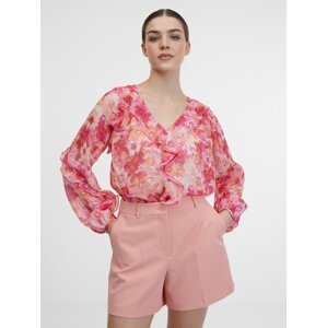 Orsay Pink women's floral blouse - Women