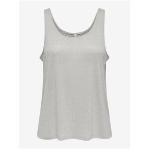 Light grey women's tank top ONLY Frida - Women