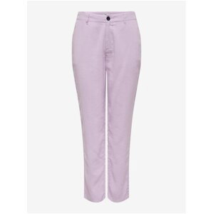 Light purple women's trousers ONLY Aris - Women