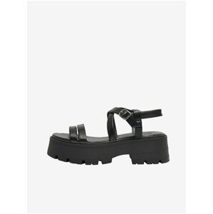 Black women's platform sandals ONLY Mercery-1 - Women's