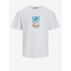 White Men's T-Shirt Jack & Jones Aruba - Men