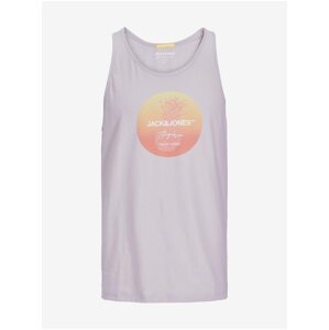 Light purple men's tank top Jack & Jones Aruba - Men