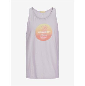 Light purple men's tank top Jack & Jones Aruba - Men