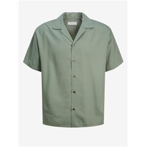 Men's Green Short Sleeve Shirt Jack & Jones Aaron - Men's