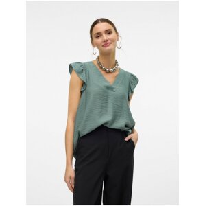 Dark green women's blouse Vero Moda Natja - Women