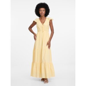 Orsay Yellow Women's Maxi Dress - Women's