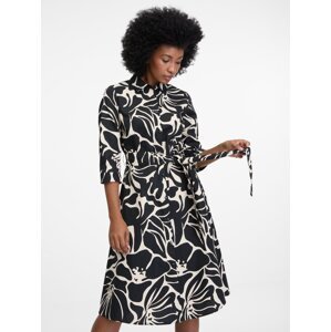 Orsay Black Women Patterned Shirt Dress - Women