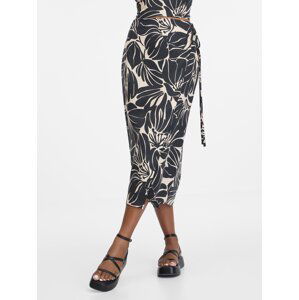 Orsay BlackLadies Patterned Skirt - Women's