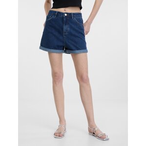 Orsay Navy Blue Women's Denim Shorts - Women's