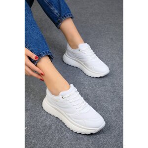 Soho Women's White Sneakers 19006