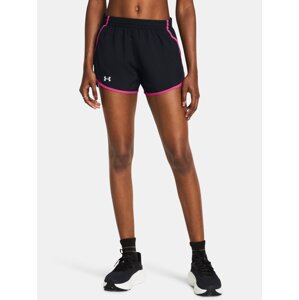 Čierne dámske športové kraťasy Under Armour UA Fly By 3'' Shorts-BLK