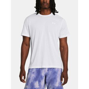 Under Armour T-shirt UA LAUNCH SHORTSLEEVE-WHT - Men