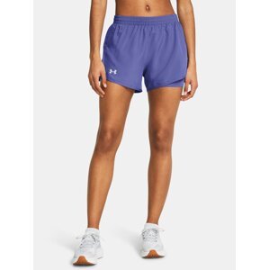 Under Armour Shorts UA Fly By 2-in-1 Shorts-PPL - Women