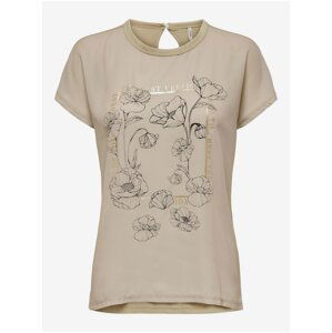 Beige women's blouse ONLY Flora - Women