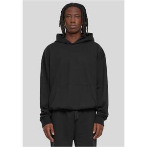 Men's Light Terry Hoody Sweatshirt - Black