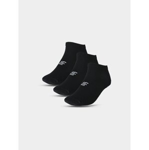 Women's Casual Ankle Socks (3 Pack) 4F - Black