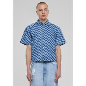 Men's shirt with print - blue