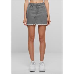 Women's mini denim skirt UC - grey