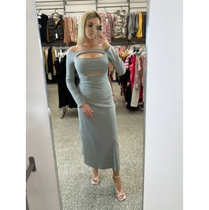 Grey pencil dress By o la la