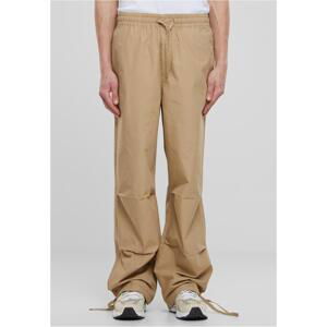 Men's wide poplin trousers - unionbeige