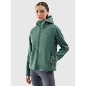 Women's windproof softshell jacket 5000 4F membrane - green