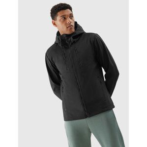 Men's windproof jacket softshell membrane 8000 4F - black