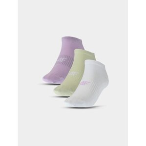 Women's Casual 4F Ankle Socks (3pack) - Multicolor