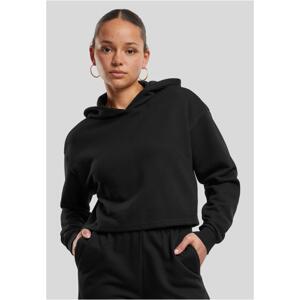 Women's Oversized Hoodie Light Terry - Black