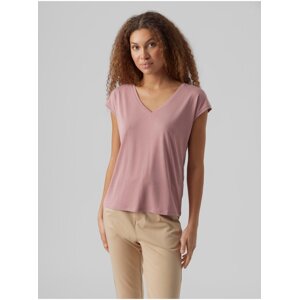 Women's old pink T-shirt VERO MODA Filli - Women