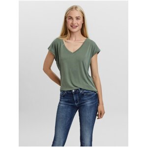 Women's green T-shirt VERO MODA Filli - Women