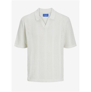 Men's Cream Polo Shirt Jack & Jones Taormina - Men's