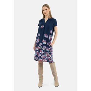 Volcano Woman's Dress G-JUNE Navy Blue