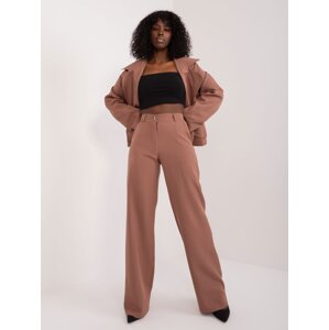 Brown straight pants