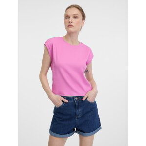 Ružové dámske crop tričko s krátkym rukávom ORSAY