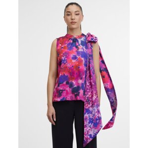 Orsay Purple Women's Floral Top - Women's